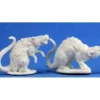Tabletop Miniatures>Reaper Miniatures Barrow Rats (2) #77198 Bones Unpainted Plastic RPG Mini Figure - Your Source for Gaming Essentials