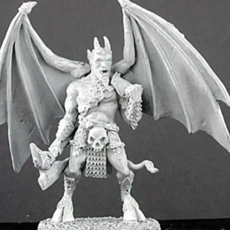 Tabletop Miniatures>Reaper Miniatures Belial, Devil 02920 Dark Heaven Legends Unpainted Metal Figure - Your Source for Gaming Essentials