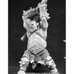 Tabletop Miniatures>Reaper Miniatures Black Orc Hero #03405 Dark Heaven Legends Unpainted Metal - Your Source for Gaming Essentials