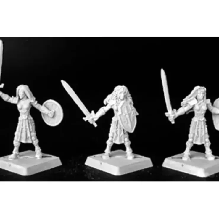Tabletop Miniatures>Reaper Miniatures Bladesisters (8) #06123 Warlord Army Pack Unpainted D&D Mini - Your Source for Gaming Essentials