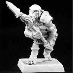 Tabletop Miniatures>Reaper Miniatures Bull Orc Hunter #14426 Reven Unpainted RPG D&D Mini Figure - Your Source for Gaming Essentials