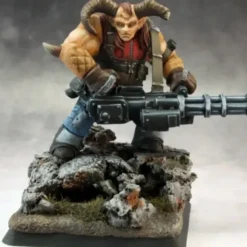 Tabletop Miniatures>Reaper Miniatures Caine, Cyber-Troll #50287 Chronoscope D&D RPG Unpainted Figure - Your Source for Gaming Essentials