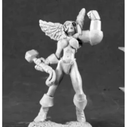 Tabletop Miniatures>Reaper Miniatures Castarci, Female Fighter #03443 Dark Heaven Unpainted Metal - Your Source for Gaming Essentials