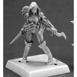 Reaper Miniatures Cleric of Calistria #60092 Pathfinder Unpainted RPG D&D Figure - Your Source for Gaming Essentials* Tabletop Miniatures