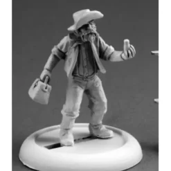 Tabletop Miniatures>Reaper Miniatures Coot Jenkins, The Prospector #59016 Savage Worlds Unpainted - Your Source for Gaming Essentials