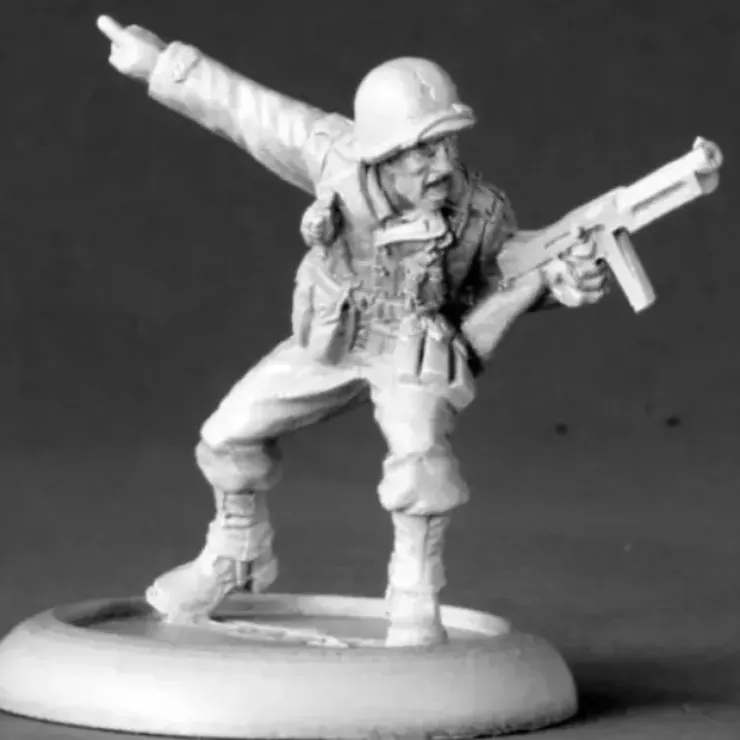 Tabletop Miniatures>Reaper Miniatures Cpl. Mike Dana #50336 Chronoscope D&D Unpainted Metal Figure - Your Source for Gaming Essentials