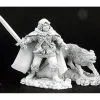 Tabletop Miniatures>Reaper Miniatures Cullen and Ash Ranger & Wolf 02973 Dark Heaven Unpainted Mini - Your Source for Gaming Essentials