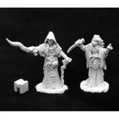Tabletop Miniatures>Reaper Miniatures Cultist Leaders of the Crawling One (2) #03941 Unpainted Metal - Your Source for Gaming Essentials