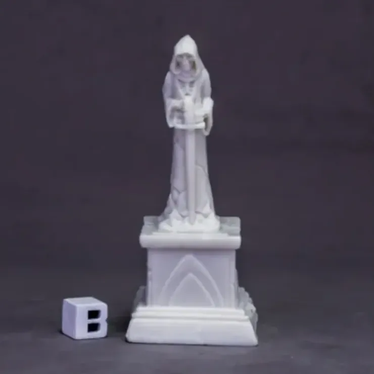 Tabletop Miniatures>Reaper Miniatures Cursed Gravestone #77634 Bones Unpainted Plastic Figure Mini - Your Source for Gaming Essentials