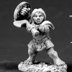 Tabletop Miniatures>Reaper Miniatures Dannin Deepaxe Female Dwarf 03363 Dark Heaven Unpainted Metal - Your Source for Gaming Essentials