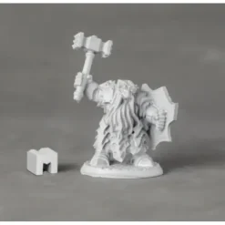 Tabletop Miniatures>Reaper Miniatures Dark Dwarf Striker#03892 Dark Heaven Unpainted Metal Figure - Your Source for Gaming Essentials