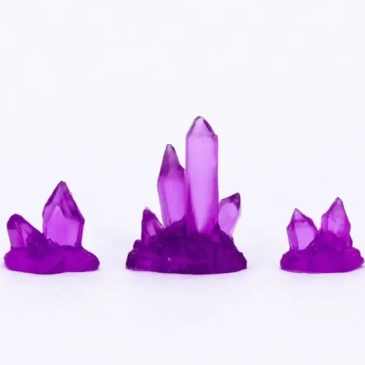 Tabletop Miniatures>Reaper Miniatures Darkreach Crystals (3) #44069 Bones Black Unpainted Plastic - Your Source for Gaming Essentials