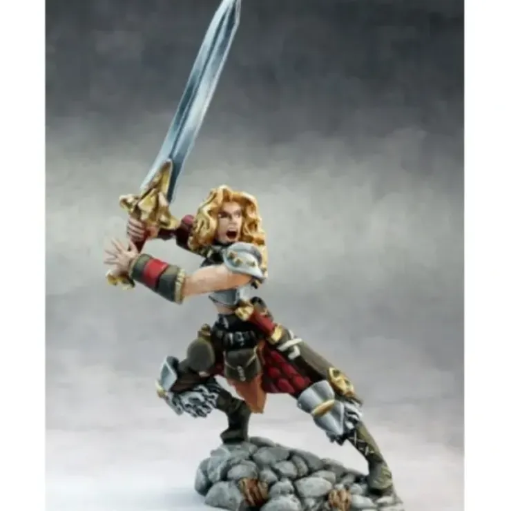 Tabletop Miniatures>Reaper Miniatures Deenah, Female Barbarian #03652 Dark Heaven Unpainted Metal - Your Source for Gaming Essentials