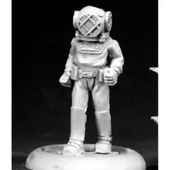 Tabletop Miniatures>Reaper Miniatures Deep Sea Diver #50085 Chronoscope Metal D&D RPG Mini Figure - Your Source for Gaming Essentials