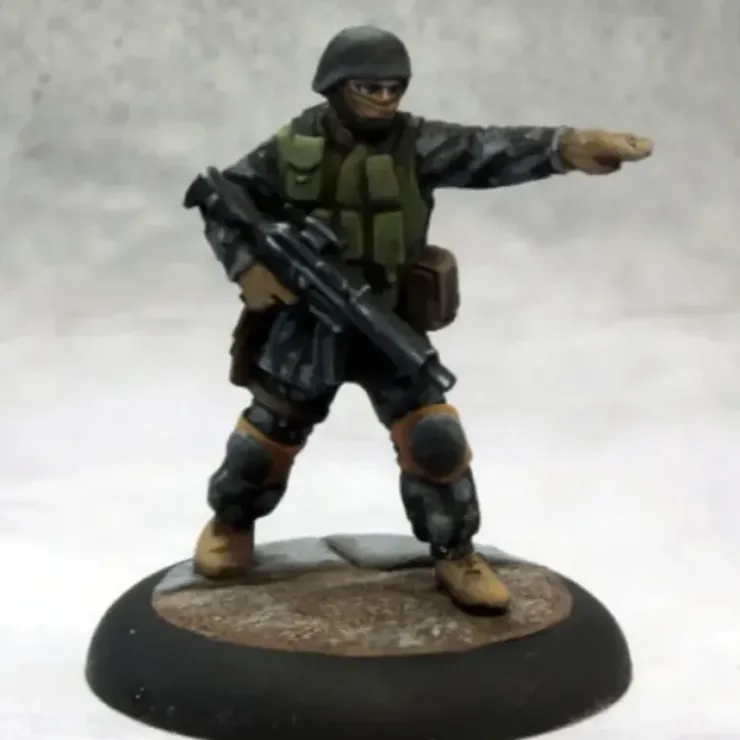 Tabletop Miniatures>Reaper Miniatures Delta Force Commando #50276 Chronoscope D&D RPG Mini Figure - Your Source for Gaming Essentials