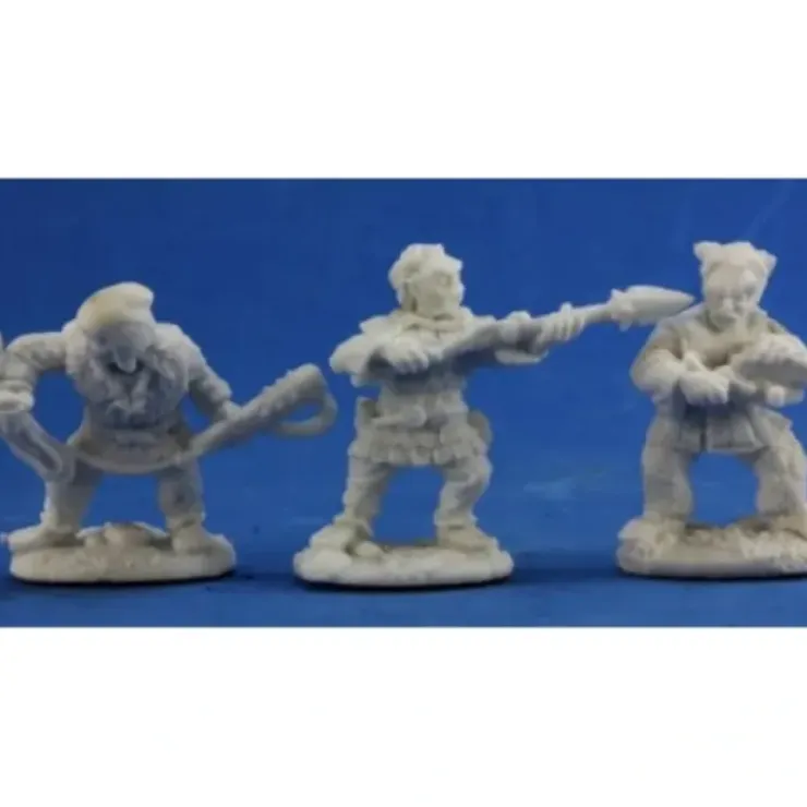 Tabletop Miniatures>Reaper Miniatures Derro (3) #77332 Bones Unpainted Plastic D&D RPG Mini Figure - Your Source for Gaming Essentials