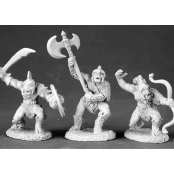 Tabletop Miniatures>Reaper Miniatures DHL Classics: Orcs (3 Pcs) #03502 Dark Heaven Unpainted Metal - Your Source for Gaming Essentials