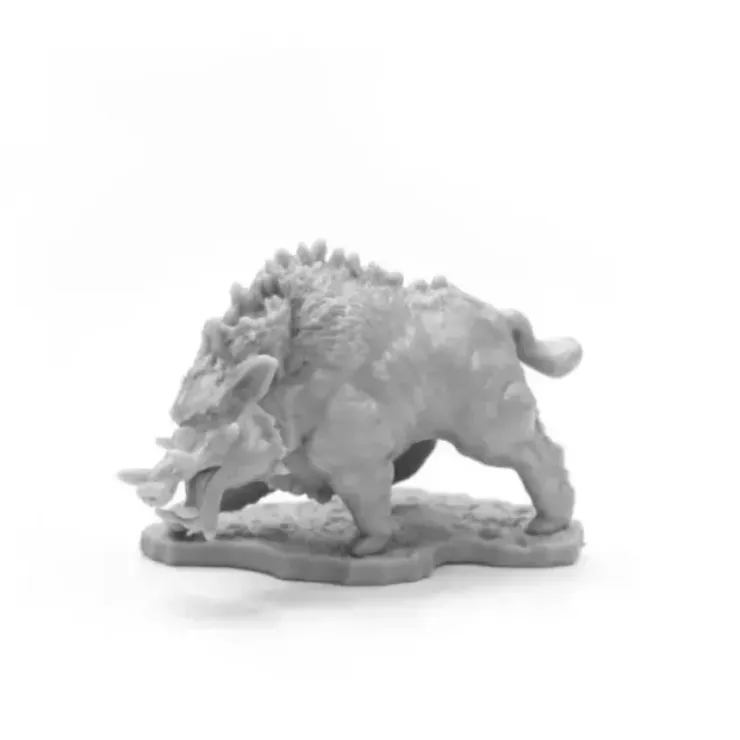 Tabletop Miniatures>Reaper Miniatures Dire Boar #77672 Unpainted Plastic Bones Mini Figure - Your Source for Gaming Essentials