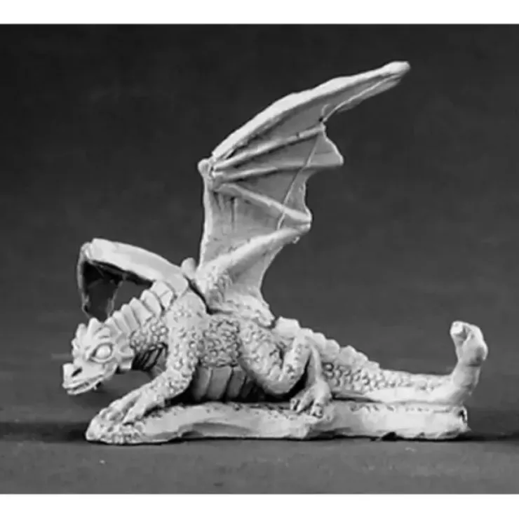 Tabletop Miniatures>Reaper Miniatures Dragon Familiar #03410 Dark Heaven Legends Unpainted Metal - Your Source for Gaming Essentials