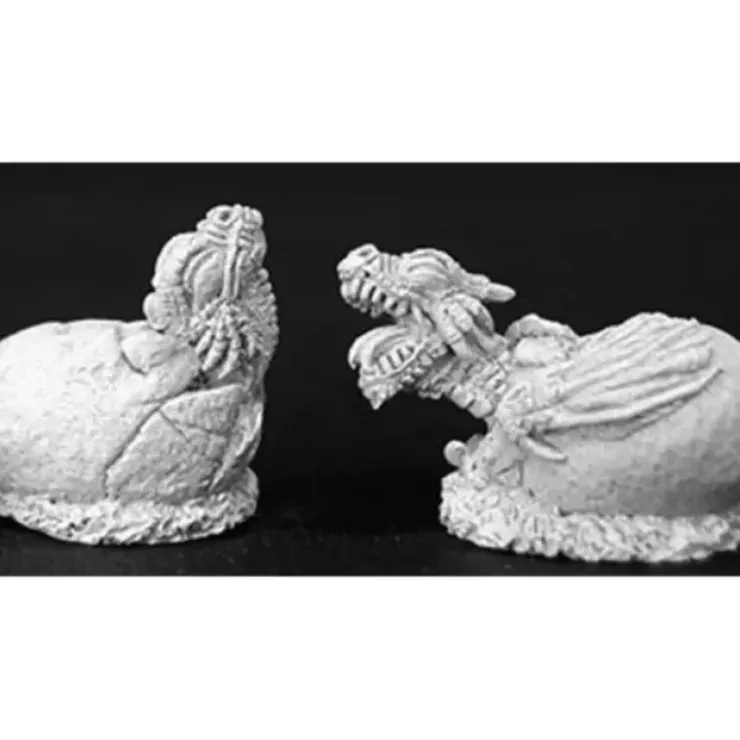 Tabletop Miniatures>Reaper Miniatures Dragon Hatchlings (2 Pcs) #02802 Dark Heaven Unpainted Metal - Your Source for Gaming Essentials