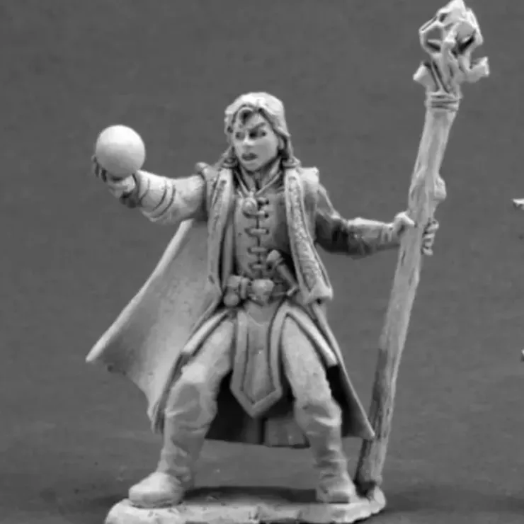 Tabletop Miniatures>Reaper Miniatures Drake Whiteraven Young Mage 03599 Dark Heaven Unpainted Metal - Your Source for Gaming Essentials