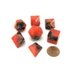 Dice>Reaper Miniatures Dual Pizza Dungeon Dice - Red & Black - Your Source for Gaming Essentials
