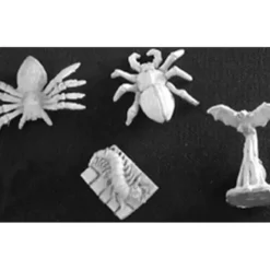 Tabletop Miniatures>Reaper Miniatures Dungeon Vermin (4 Pieces) #03256 Dark Heaven Unpainted Metal - Your Source for Gaming Essentials