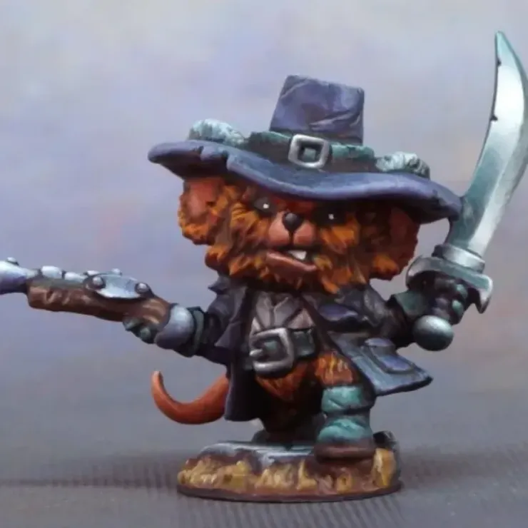 Tabletop Miniatures>Reaper Miniatures Duskwarden Mousling #04040 Unpainted Metal Figure - Your Source for Gaming Essentials