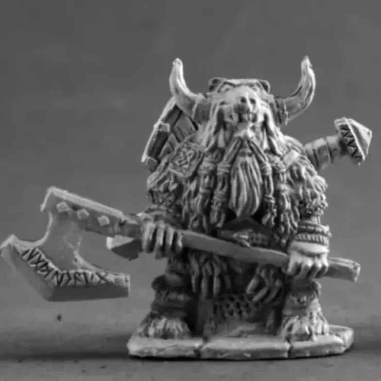 Tabletop Miniatures>Reaper Miniatures Dwarf Bodyguard #03690 Dark Heaven Legends Unpainted Metal - Your Source for Gaming Essentials