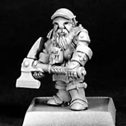 Reaper Miniatures Dwarf Miner #14405 Dwarves Unpainted RPG D&D Mini Figure - Your Source for Gaming Essentials* Tabletop Miniatures