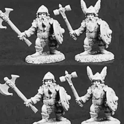 Tabletop Miniatures>Reaper Miniatures 4 Dwarven Warriors 06010 Dark Heaven Army Pack Unpainted Mini - Your Source for Gaming Essentials
