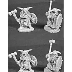 Tabletop Miniatures>Reaper Miniatures 4 Dwarven Warriors 06044 Dark Heaven Army Pack Unpainted Mini - Your Source for Gaming Essentials