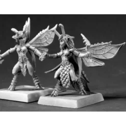 Tabletop Miniatures>Reaper Miniatures Elf Fairies (8) #06204 Warlord Army Pack Unpainted D&D Mini - Your Source for Gaming Essentials