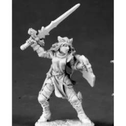 Reaper Miniatures Elise, Good Female Knight #03520 Dark Heaven Unpainted Metal - Your Source for Gaming Essentials* Tabletop Miniatures