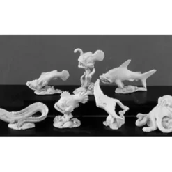 Tabletop Miniatures>Reaper Miniatures Familiar Pack VII #02948 (7 Pieces) Unpainted Metal Minis - Your Source for Gaming Essentials