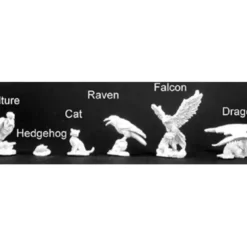 Tabletop Miniatures>Reaper Miniatures Familiar Pack VIII #02969 (6 Pieces) Unpainted Metal Figures - Your Source for Gaming Essentials