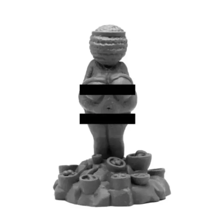 Tabletop Miniatures>Reaper Miniatures Fertility Idol 44093 Bones Black Unpainted Plastic Mini Figure - Your Source for Gaming Essentials