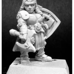 Tabletop Miniatures>Reaper Miniatures Freja Fangbreaker, Dwarf Sergeant 14085 Dwarves Unpainted Mini - Your Source for Gaming Essentials