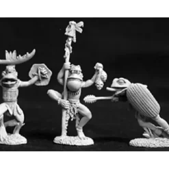 Tabletop Miniatures>Reaper Miniatures Frogmen (3 Pieces) #02630 Dark Heaven Legends Unpainted Metal - Your Source for Gaming Essentials