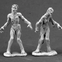 Tabletop Miniatures>Reaper Miniatures George & Gracie, Zombies 2P 03598 Dark Heaven Unpainted Metal - Your Source for Gaming Essentials
