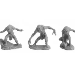 Tabletop Miniatures>Reaper Miniatures Ghouls (2) and Ghast #77720 Bones Unpainted Plastic Figures - Your Source for Gaming Essentials