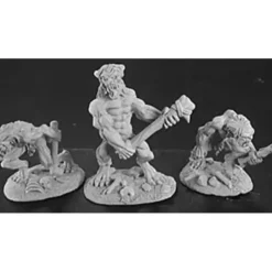 Tabletop Miniatures>Reaper Miniatures Ghouls and Ghast (3 Pcs) #02941 Dark Heaven Unpainted Metal - Your Source for Gaming Essentials