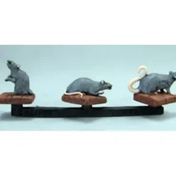 Tabletop Miniatures>Reaper Miniatures Giant Rats (3) #20033 Legendary Encounters Pre-Painted Figure - Your Source for Gaming Essentials
