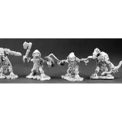 Tabletop Miniatures>Reaper Miniatures Goblin Warriors (4 Pieces) #03189 Dark Heaven Unpainted Metal - Your Source for Gaming Essentials