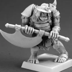 Tabletop Miniatures>Reaper Miniatures Gologh the Vicious, Black Orc Captain #14636 Kargir Unpainted - Your Source for Gaming Essentials