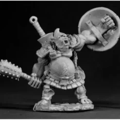 Tabletop Miniatures>Reaper Miniatures Gorevane, Half Ogre Fighter 02966 Dark Heaven Unpainted Metal - Your Source for Gaming Essentials