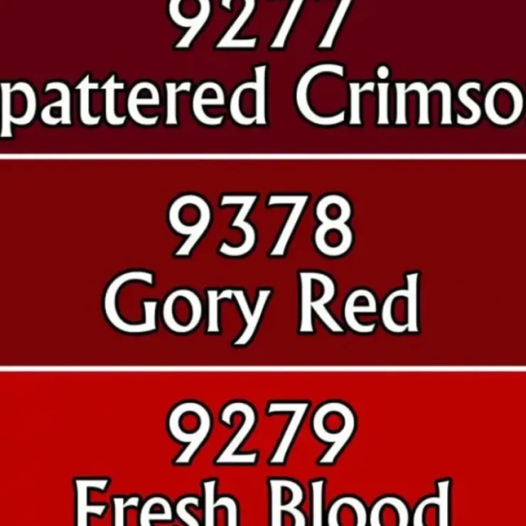 Tabletop Miniatures>Reaper Miniatures Gory Reds #09793 Master Series Triads 3 Pack .5oz Paint - Your Source for Gaming Essentials