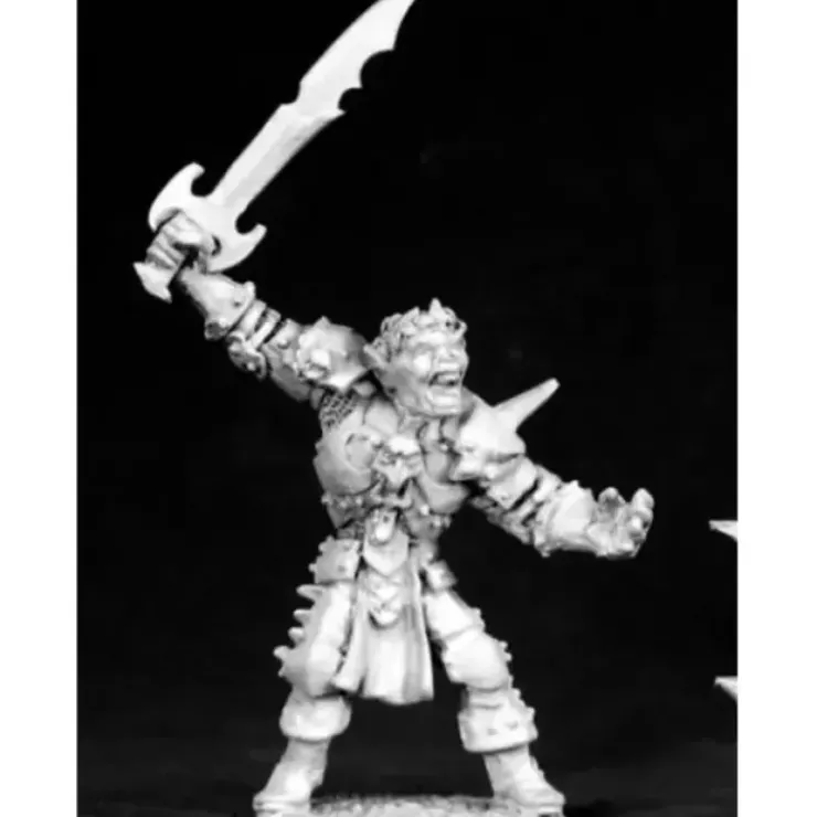 Tabletop Miniatures>Reaper Miniatures Gragg Elfslayer Orc 02431 Dark Heaven Legends Unpainted Metal - Your Source for Gaming Essentials