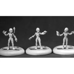 Tabletop Miniatures>Reaper Miniatures Gray Aliens II (3) #50255 Chronoscope D&D RPG Mini Figure - Your Source for Gaming Essentials