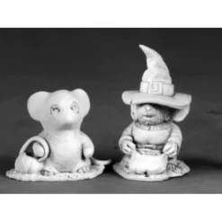 Tabletop Miniatures>Reaper Miniatures Halloween Mouslings (2 Pieces) #03535 Unpainted Metal Mini - Your Source for Gaming Essentials